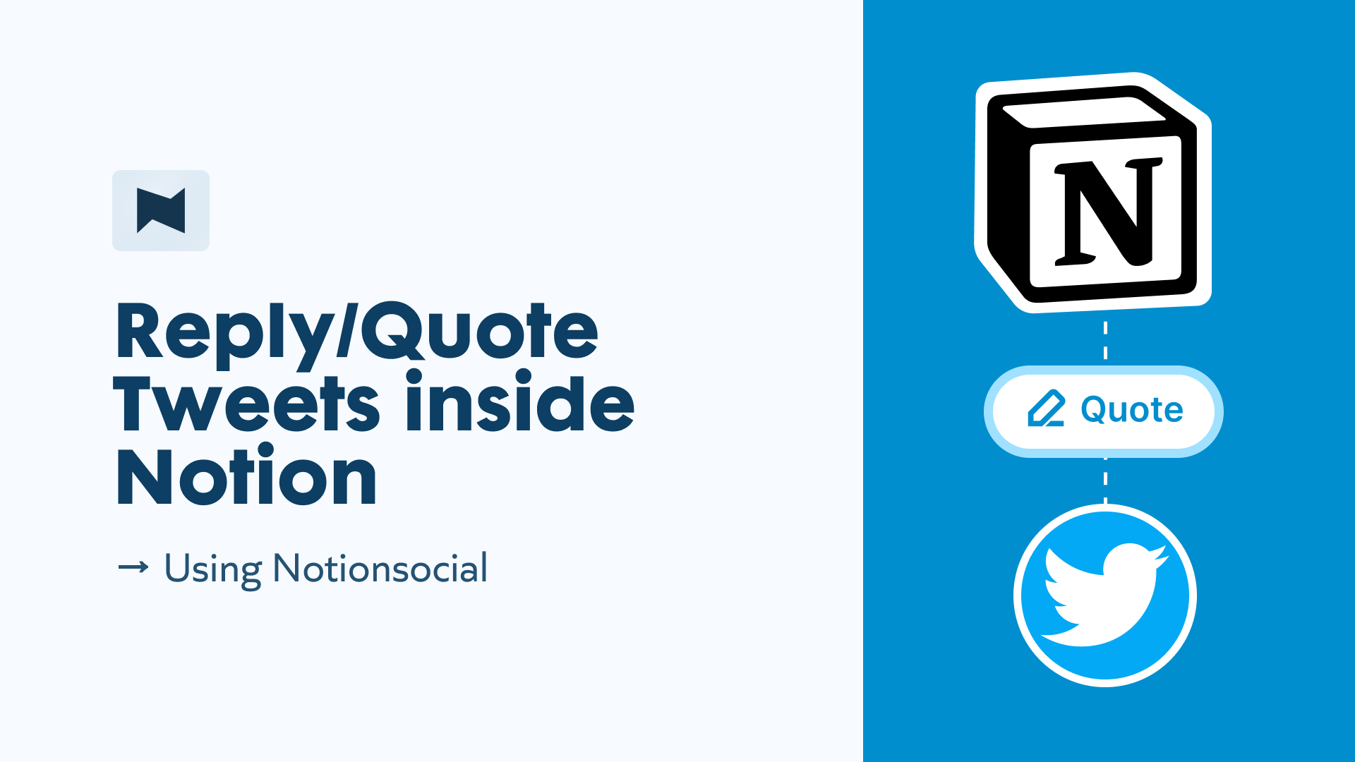 How to Reply/Quote Tweets inside Notion, Using Notionsocial