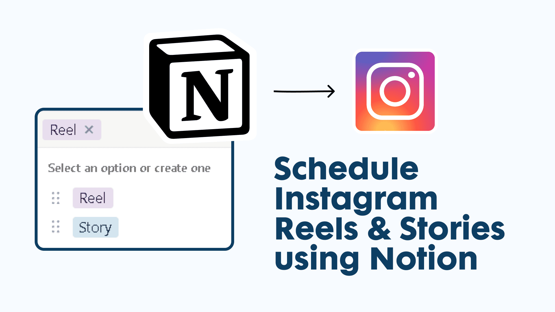 How to post reels & stories on Instagram using Notion?