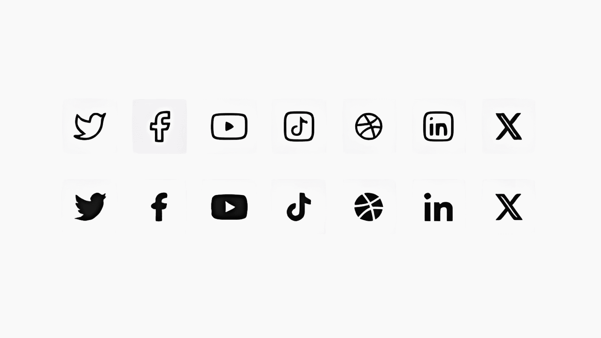 Social Media Icons & Links